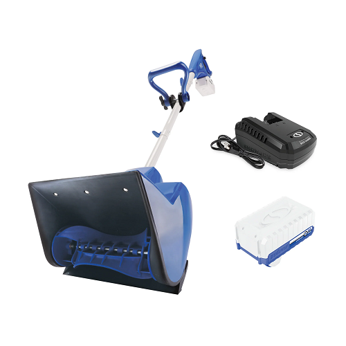 13-Inch 24V Cordless Snow Shovel Kit Includes 5.0Ah Battery & Charger