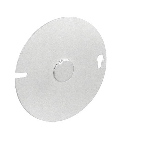 4 Inch Round Cover Flat With 1/2 Inch Knockout 54C6-R (Pack of 400)