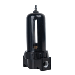 AF3 - 3/8 in FNPT Air Line Filter, Steel, Copper, Polymer Construction