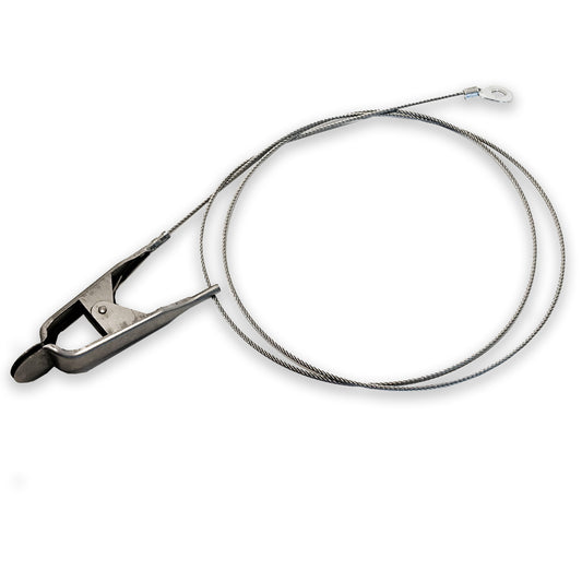 AI-000480 - 3.25ft Industrial Grounding Cable with Mueller Clip  (Pack of 25)