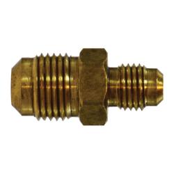 04056-0806 - Brass Reducing Union - 1/2-in SAE 45-deg Flared x 3/8-in SAE 45-deg Flared, 1.69 in Length