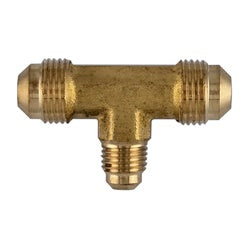 10174 - 2 in Reducing Branch Tee - 3/8 in x 3/8 in x 1/4 in Male Flared, Forged Brass Fitting