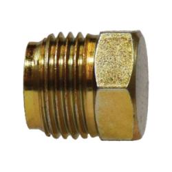 04339-04 - 1/4-in Inverted Flared Plug, 0.54-in Length, Hex Size 0.43-in, 7/16-24 Thread