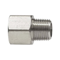 06120-0606-003 - 3/8-in Female NPTF x 3/8-in Male NPTF Nickel-Plated Light Pattern Extender Adapter