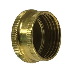 07404-12 - 3/4-in FGH Brass Cap for Garden Hoses, Max Pressure 75 psi