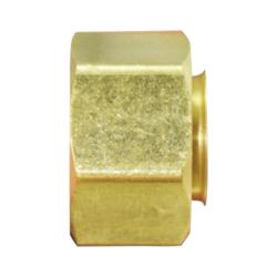 30017 - 3/4 in x 1/4 in Brass Straight Rigid Adapter with 1.12 in Hex Size