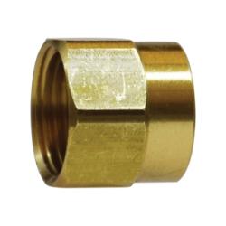30083 - 3/4-in FGH x 3/4-in FIP Brass Straight Rigid Adapter, 1.06 in Length, 1.18 in Hex Size