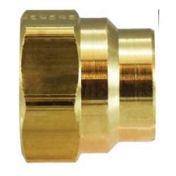 38306 - 3/8 in Brass Nut Fitting, 125 psi, -40 to 120°F Temperature Range