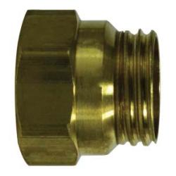 38312 - 3/8 in Brass Nut Fitting, Max 125 psi, -40 to 120°F Temperature Range