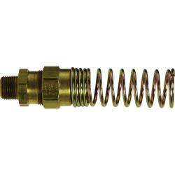 38345 - Brass Adapter 1/2 in Hose x 3/8 in MPT, Rated 125 psi, -400 to 1200°F