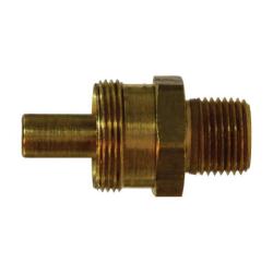 38328 - 1/2 in Hose x 1/2 in MPT Brass Adapter Body for Fluid Transfer