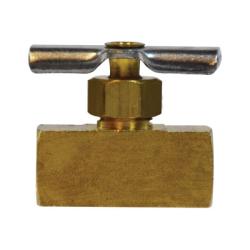09134-04P - 1/4 in Needle Valve with W-Stamped Handle