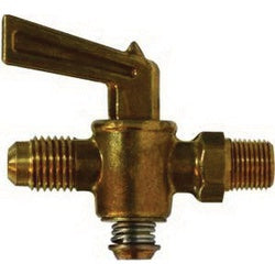 09204-1008 - AMC Brass Shut-Off Cock, 5/8 x 1/2 in, Flared Connections, 30 psi, 32-125°F