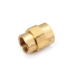 706119-0804 - Lead-Free Brass Coupling 1/2 in FIP x 1/4 in FIP, 1.11 in Length