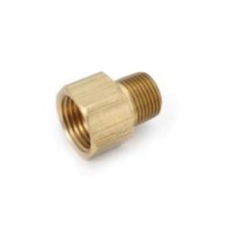 706120-0604 - Lead-Free Brass Adapter 3/8-in FPT to 1/4-in MPT, 1.12 in Long