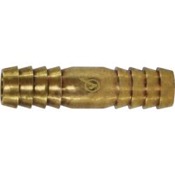 707014-06 - 3/8-in Hose Barbed Brass Splicer for Hoses, Max Pressure 150 psi