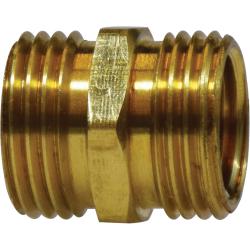 707486-121208 - 3/4-in MGH Lead-Free Brass Rigid Adapter, 1.22-in Length, 1.06-in Hex Size