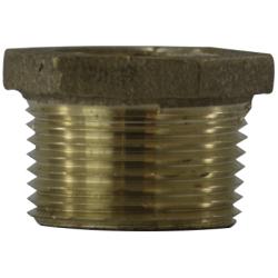 738110-0806 - 1/2-in MPT x 3/8-in FPT Lead-Free Bronze Hex Bushing Fitting