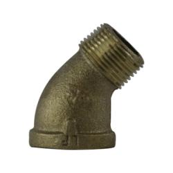 738124-12 - Lead-Free Bronze 45° Street Elbow Fitting - 3/4 in FPT x 3/4 in FPT