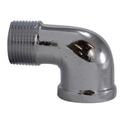 781116-08 - 1/2 in MPT x 1/2 in FPT Chrome-Plated Brass Street Elbow Fitting