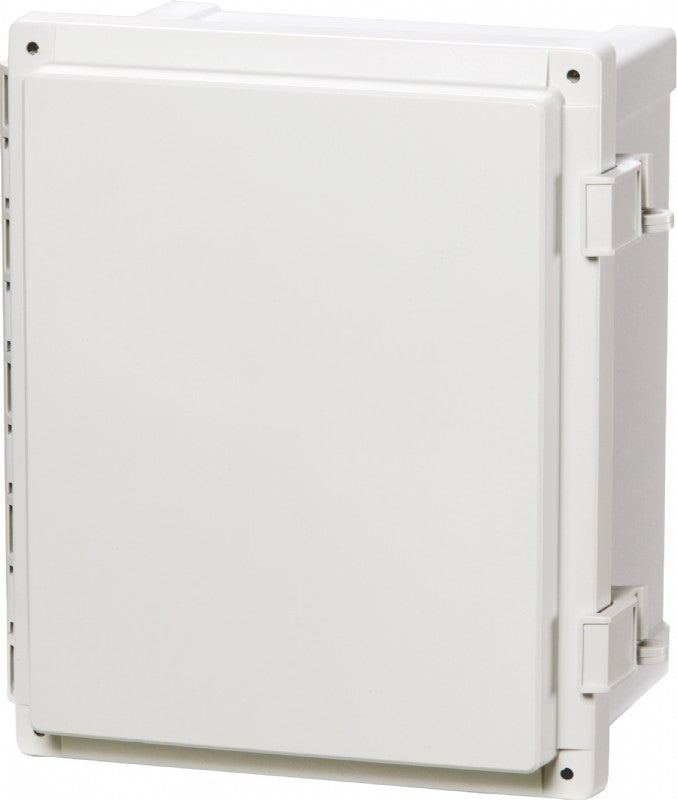AR1084CHL 10 x 8 x 4 Inch PC Enclosure, Hinged opaque screw cover w/Plastic quick release latch