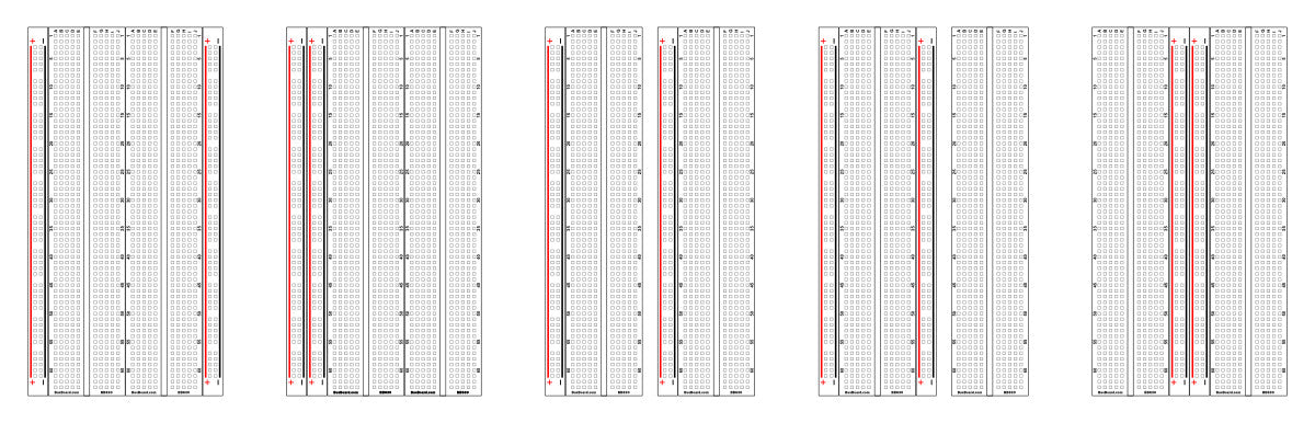 BB1460 Modular Solderless Plug-in BreadBoard