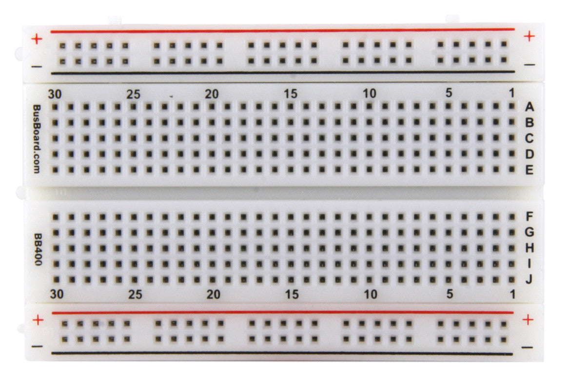 BB400 BreadBoard-400 Solderless Plug-in BreadBoard