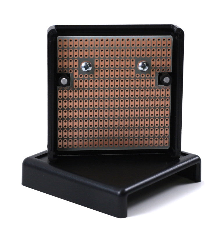 KIT-1593K-BK Hammond Black Plastic Enclosure with 2-hole PCB