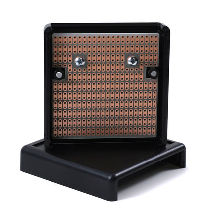 KIT-1593K-BK Hammond Black Plastic Enclosure with 2-hole PCB