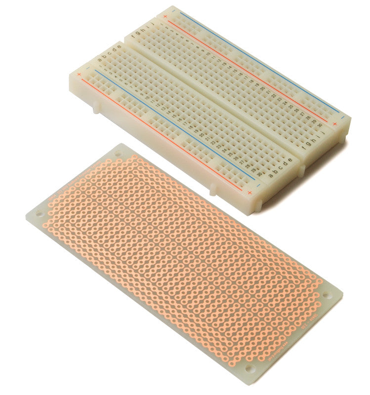 KIT-BB400+SB400 BreadBoard-400 with SB404 Solderable PC BreadBoard