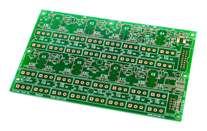 PCB-RELAY8 Octal Relay Board with Terminal Blocks, Unpopulated 2 Sided PCB