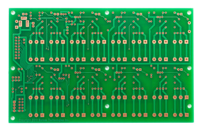 PCB-RELAY8 Octal Relay Board with Terminal Blocks, Unpopulated 2 Sided PCB