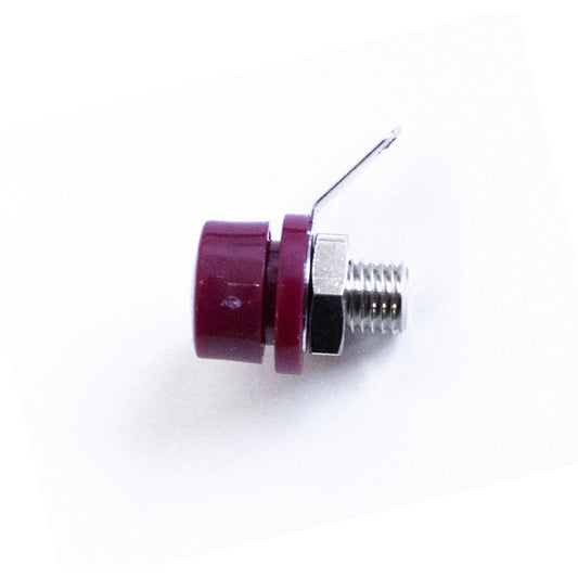 BU-00233-2 - Insulated 4mm Panel Mount Banana Jack with Solder Tab  (Pack of 73)
