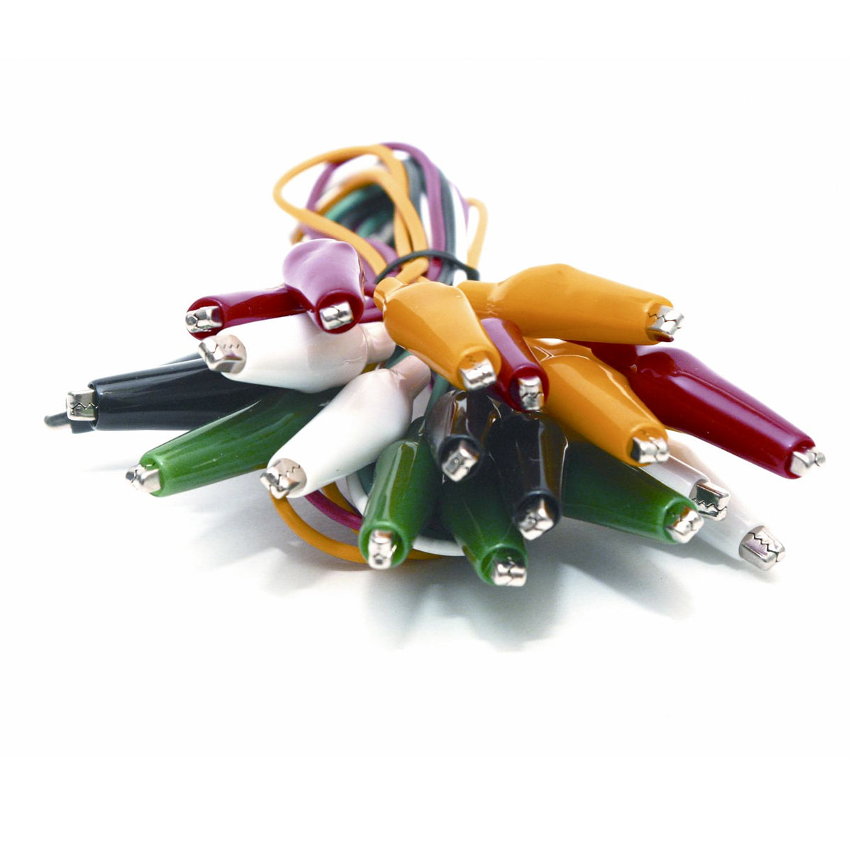 BU-00287 - Insulated Alligator Test Lead Set with Mueller Clips  (Pack of 15)
