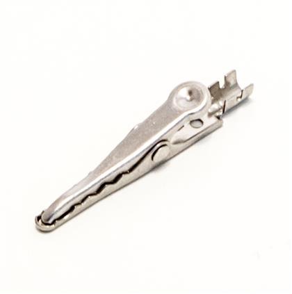 BU-103TX - Miniature Stainless-Steel Crocodile Clip with Dual Crimping Ears  (Pack of 124)