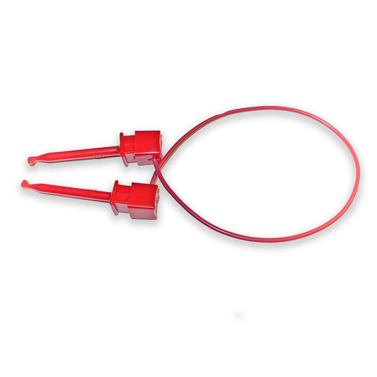 BU-1111-A-24-2 - 24" PVC Test Lead with Plunger Clips, 20 AWG  (Pack of 17)