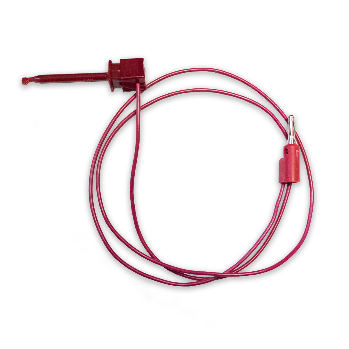 BU-1120-A-24-2 - 24" 20 AWG Test Lead with Mini Plunger Clip  (Pack of 15)