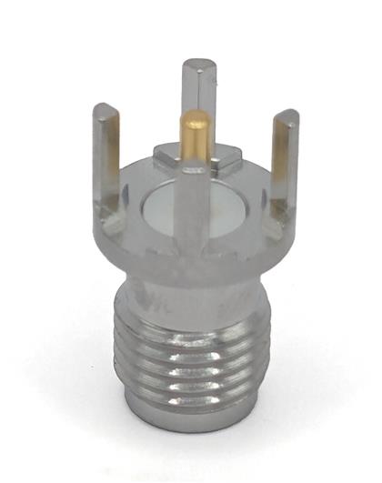 BU-1420701206 - SMA Jack Receptacle for 0.62" PC Mount, Brass, RoHS Compliant  (Pack of 27)