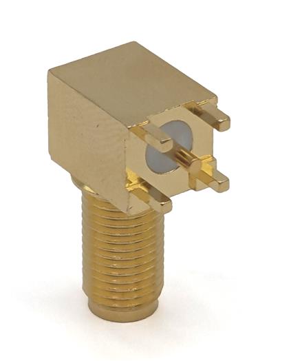 BU-1420701502 - RA SMA Connector Bulkhead Jack for 0.62" Boards  (Pack of 22)