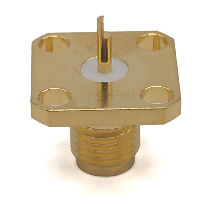 BU-1420701631 - SMA Flange Mount Jack Receptacle for 0.62” Circuit Boards  (Pack of 26)