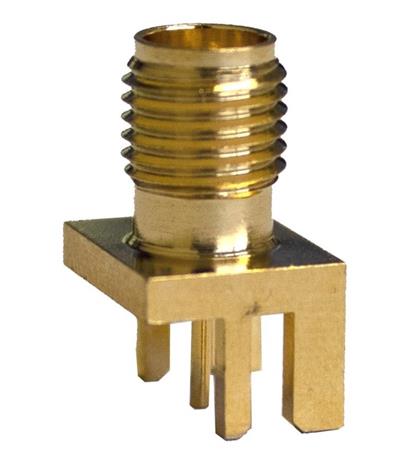 BU-1420701801 - SMA Jack for PCB Edge Mount, 0.062" Thickness  (Pack of 31)