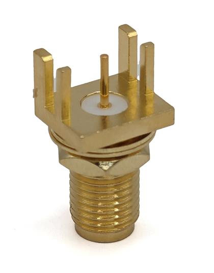 BU-1420701873 - Brass SMA Connector Jack for 0.62" End Launch  (Pack of 26)