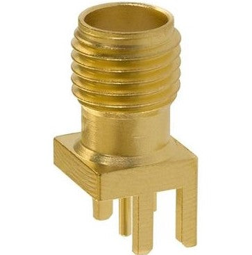 BU-1420711821 - Gold-Plated 50 Ohm SMA Female Jack Connector  (Pack of 34)