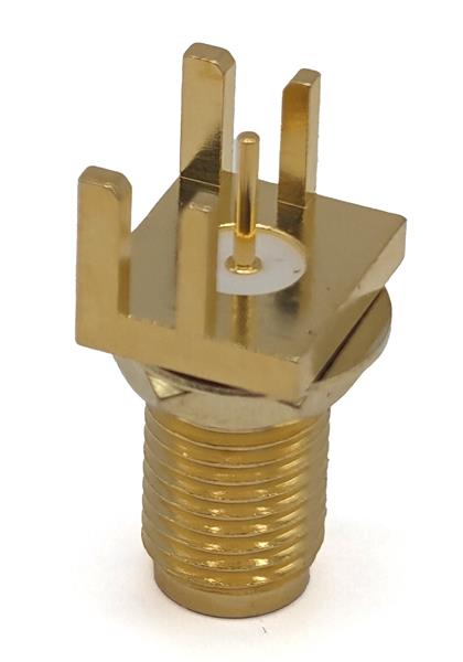 BU-1420721871 - End Launch SMA Connector for 0.62" Thick Circuit Boards  (Pack of 22)
