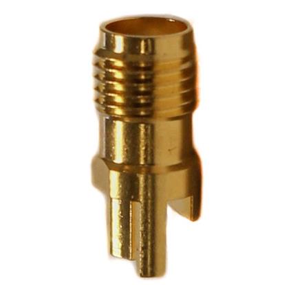 BU-1420761891 - 50 Ohm Brass SMA Edge Mount Connector with Gold Plating  (Pack of 20)