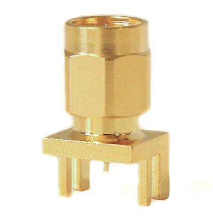 BU-1420801811 - Gold-Plated SMA Plug Connector, RoHS Compliant  (Pack of 20)