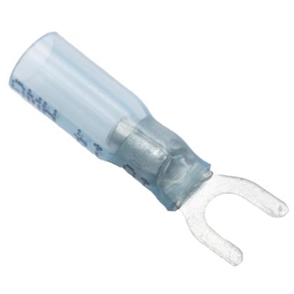 BU-191640030 - USA-Made 16-14 AWG Heat Shrink Spade Terminal #10  (Pack of 358)