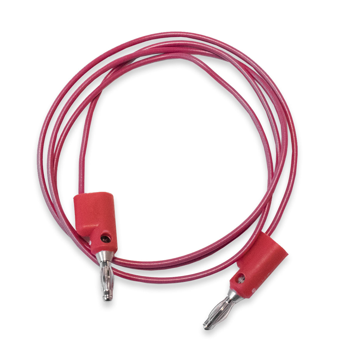 BU-2020-A-48-2 - 1.2m PVC Test Lead with Stackable Banana Plugs  (Pack of 12)