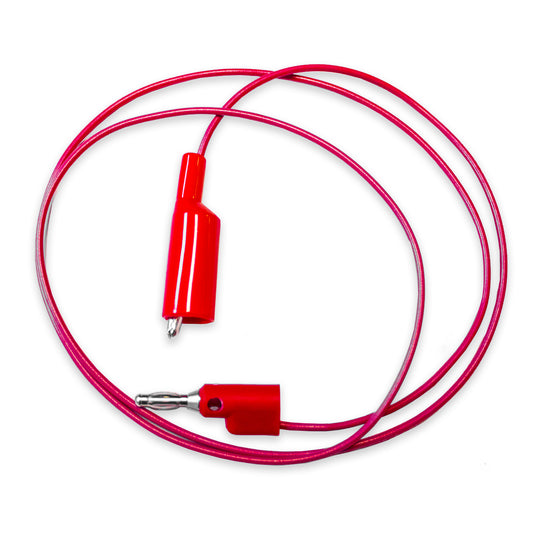 BU-2030-A-24-2 - 24" Red Test Lead with Alligator Clip, 20 AWG  (Pack of 16)