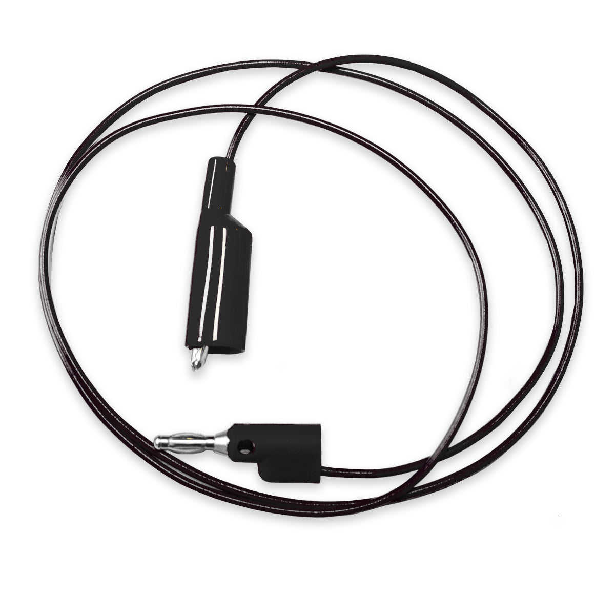 BU-2030-A-60-0 - 60" Over-Molded Test Lead: Banana Plug to Alligator Clip  (Pack of 15)